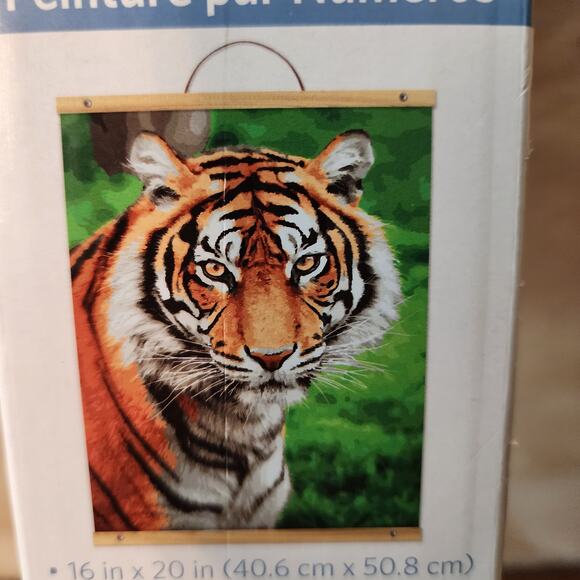 Artist's Loft 16x20 Vertical Paint By Numbers Kit Bengal Tiger - Challenging - Picture 5 of 7